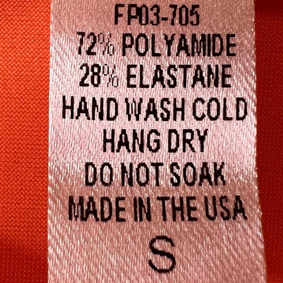 Flagpole Swim Zip Front Long Sleeve Shirt Rash Guard Size Small - Picture 8 of 8